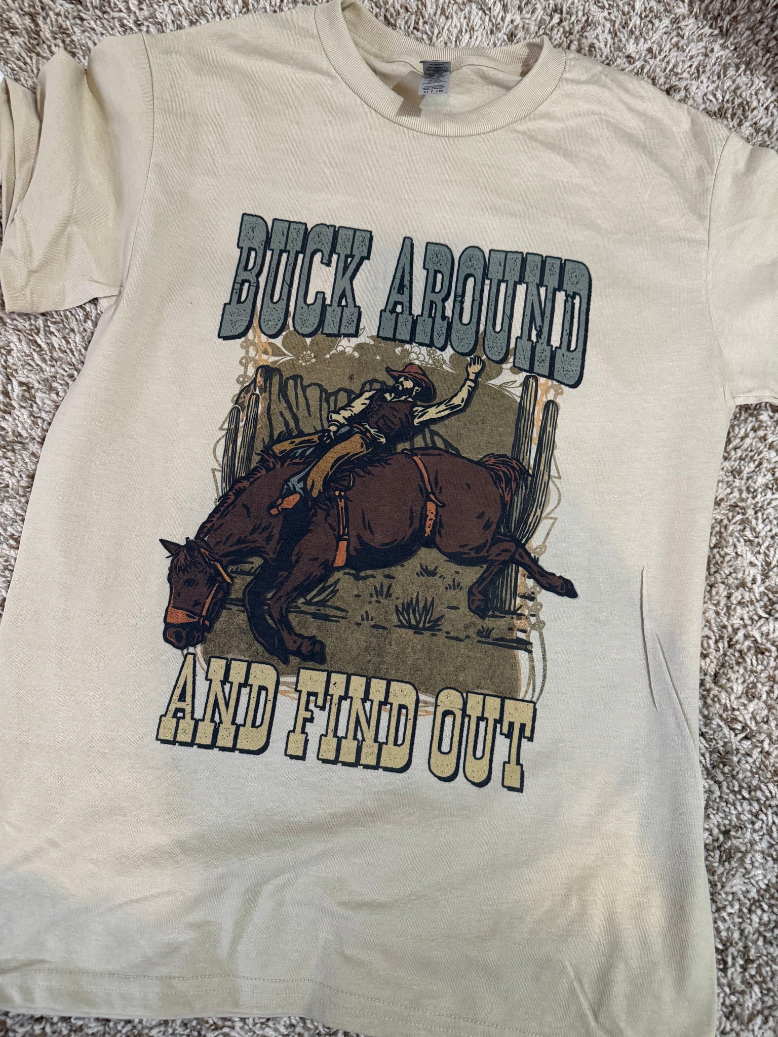 Buck Around Tee | S - 2XL $20.95 | SRB